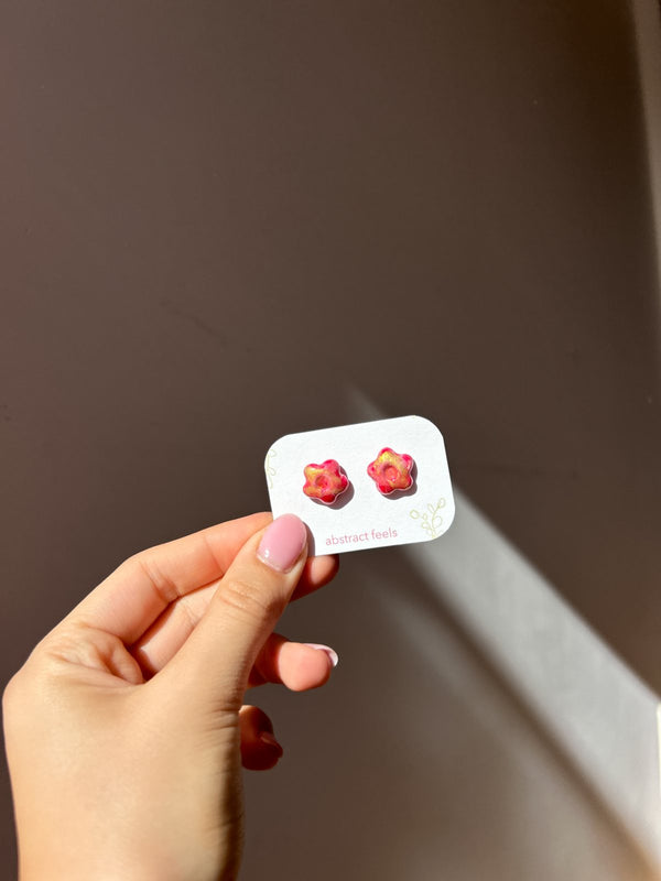 Cercei floricele tip țintă – Model 1