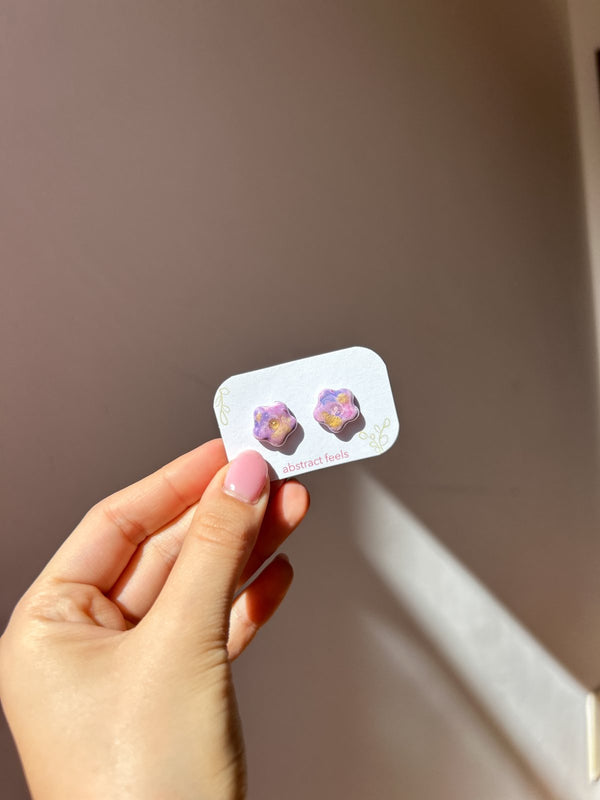 Cercei floricele tip țintă – Model 7