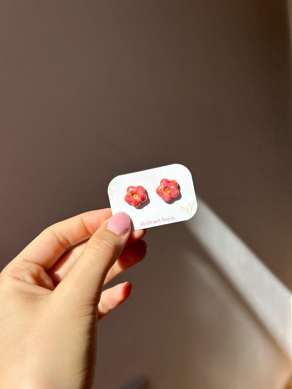 Cercei floricele tip țintă – Model 5