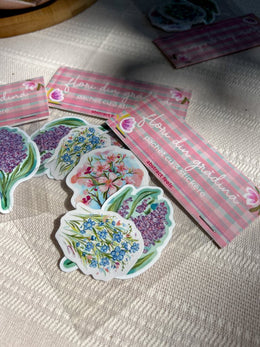 Pachet stickere Flori din grădină