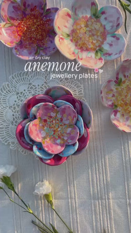 Farfuriuțe pentru bijuterii „anemone” – video